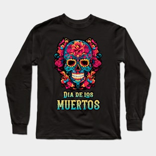 Skull day of the dead Long Sleeve T-Shirt